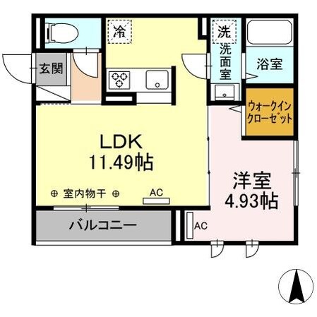 Dスクエア万願寺の物件間取画像